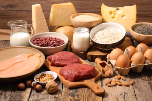 High Protein Foods for Muscle Building and Dairy Sources 