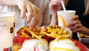 Nutritional value of mcdouble with sodium levels: